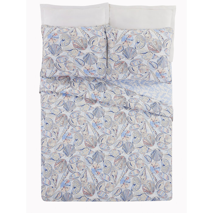 Vera Bradley Morning Shells Reversible Quilt Set Wayfair